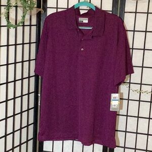 Men's Vibrant Burgundy Polo Shirt